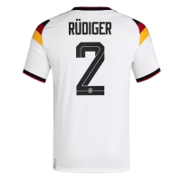 Camiseta Alemania Antonio Rudiger #2 Primera Equipación Replica Mundial 2026 mangas cortas